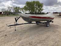 2011 Lund WC-14 14 Ft Aluminum Outboard Fishing Boat w/ Trailer