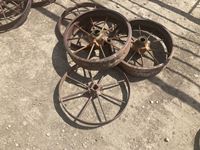    (4) Steel Wagon Wheels