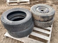    (2) Sumitomo 215/60R17 Tires (2) Goodyear 205/65R15 Tires w/Rims