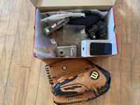    Camera w/Ipod and Baseball Glove