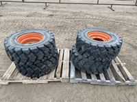    (4) 12-16.5 Skidsteer Tires w/Rims
