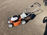    Stihl Battery Lawn Mower W/ Charger & Battery