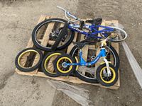    (2) Bicycles w/ Misc Tires & Rims
