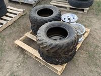    (4) 25x10-12 ATV Tires W/ Rims