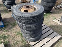    (5) 9.50R16.5 Tires W/ Rims