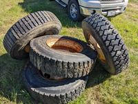    (4) Truck Tires with Rims