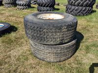    (2) 445/65R22.5 Truck Tires with Rims