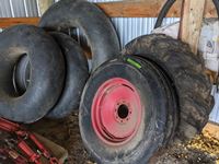    (1) 11.25-24 Implement Tire, (1) 14.9-24 Tractor Tire, (3) Inner Tubes
