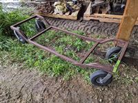    Metal Frame with Wheels