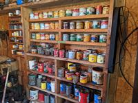    Qty of Hardware in Tobacco Cans and Containers