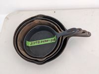    (4) Various Size Cast Iron Skillets