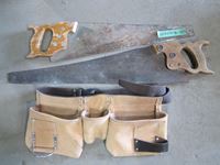    (2) Hand Saws and Tool Belt