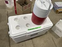    Coleman Xtreme Cooler and Coleman Water Jug