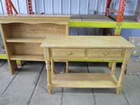    (2) Piece Wood Shelf