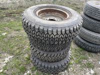   (4) Assorted Size & Tread Pattern Tires with Rims