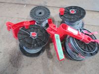    (3) Wire Reels with Brakes and (1) Extra Reel