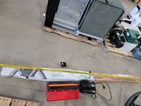   Hydraulic Genie Lift, Cedar Tongue and Groove, Tile Eding, Flare Kit and Hardie Control Unit