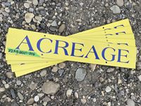    (5) Acreage Signs