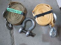    (2) Tow Straps & (1) Clevis