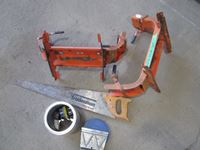    Saw Horse Mounts, Hand Saw and Hole Saw Bits