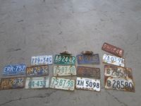    (15) Old License Plates