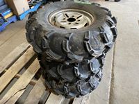    (3) 26 X 10-12 Quad Tires on Rims
