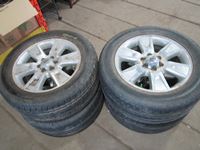    (4) 275/55R20 Tires on Ford Rims