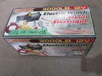    Electric Winch 3000 Lb 12V