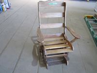    Wooden Glide Rocking Chair