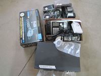    Assorted Electronics, Tape Deck, House Phones, Tv Remote Control Rotating Antenna