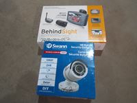    Swann HD Bullet Security System & BehindSight vehicle back up camera