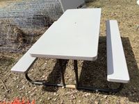    (3) Lifetime Collapsible 6 Ft Picnic Tables