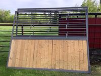    (2) Custom Built 10 Ft Panels with Wood Bottom