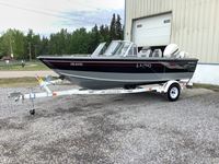 2003 Lund Signature 1850 Tyee Gran Sport Series 18 Ft Fishing Boat W/ Ez Load S/A Trailer