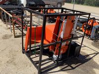  TMG Industrial  Pd 700S Hydraulic Post Pounder - Skid Steer Attachment