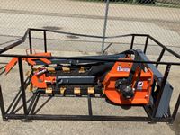   36 Inch Hydraulic Drive Chain Trencher - Skid Steer Attachment