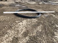 3 Inch X 14 Ft Plastic Pipe & 1-1/4 Inch Hose
