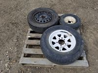 (3) Miscellaneous Tires with Rims