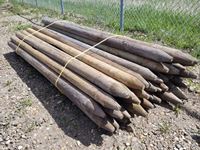 (41) 7 Ft Fence Posts