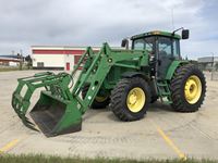 2002 John Deere 7510 MFWD Loader Tractor