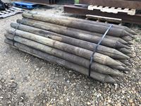 (42) 4-1/4 X 7 Ft Untreated Doweled Fence Posts