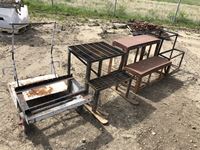    (3) Metal Steps & (1) Welding Cart
