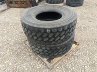    (2) Bridgestone M854 445/65R22.5 Steer Tires