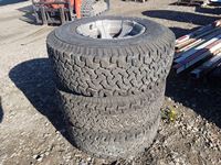    (3) BFGoodrich All-Terrain LT285/75R16 Tires W/ Rims