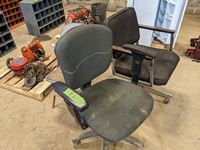    (2) Swivel Office Chairs & Folding Chair