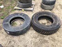    (1) New Michelin 11R22.5 Tire, (1) Used 315/80R22.5