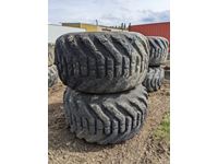    (2) 750/55-26.5 Skidder Tires W/ Rims