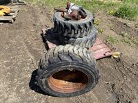 Bobcat  (3) 10-16.5 Solid Tires w/ Rims