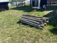    (45) 3-4 x  6 Ft Fence Posts