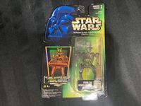 1996 MiB Kenner The Power Of The Force ASP-7 Droid Star Wars Action Figure w/ Spaceport Supply Rods